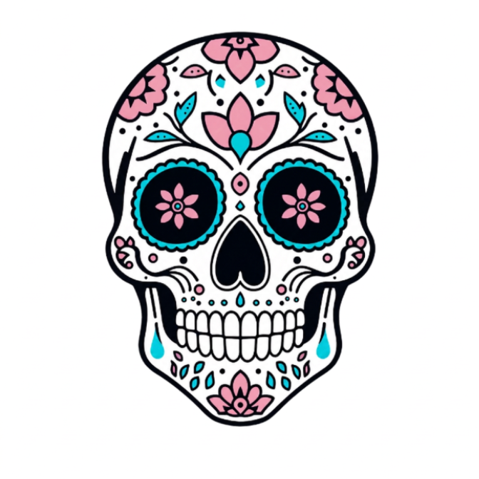 RandoArtissimo sugar skull logo